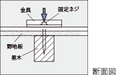 垂木固定断面図